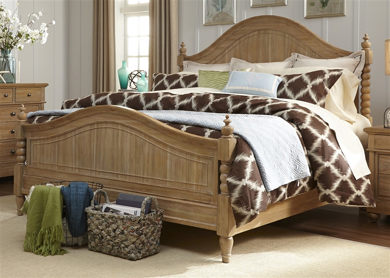 Harbor View Poster Bed In Sand Finish By Liberty Furniture 531 P Bed