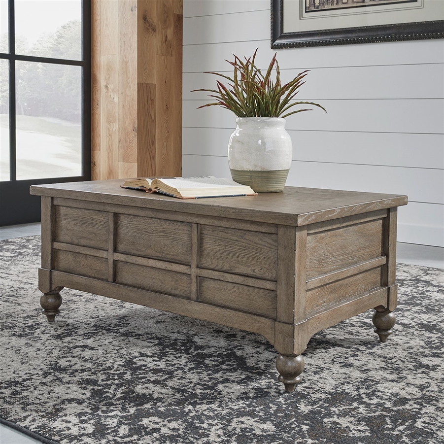 farmhouse chest coffee table