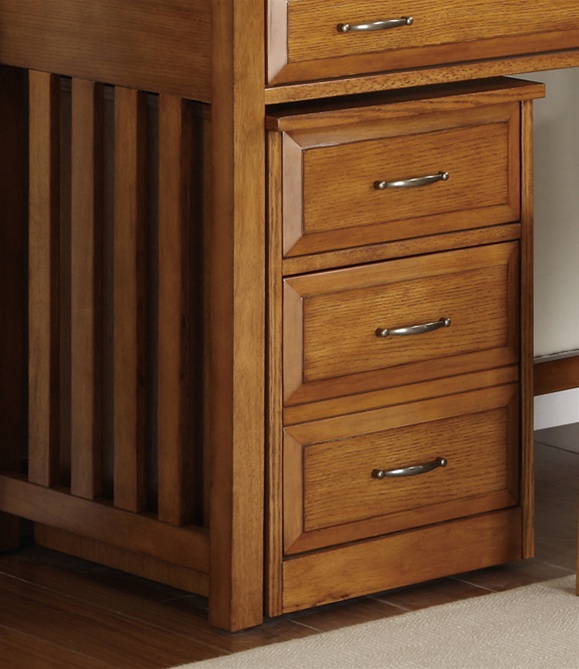 Hampton Bay Mobile File Cabinet In Oak Finish By Liberty Furniture 719 Ho146