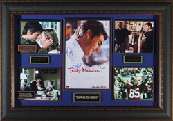 Jerry Maguire Cast Signed Home Theater Display