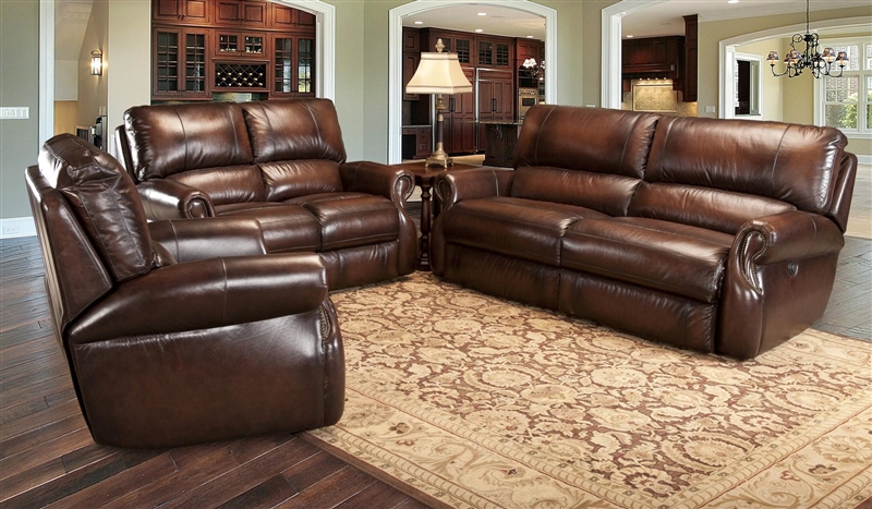 hawthorne power dual reclining sofa in brown tri tone