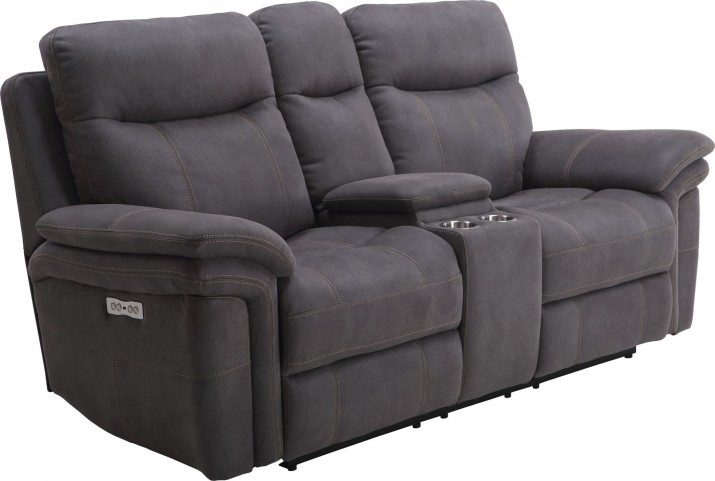 broyhill mason power reclining console loveseat