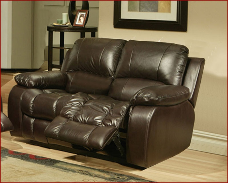 leather loveseat glider recliner